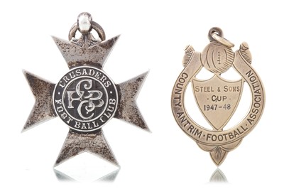Lot 1612 - TWO CRUSADERS F.C. MEDALS