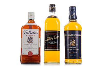 Lot 104 - 3 BLENDED WHISKIES