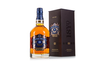 Lot 105 - CHIVAS REGAL 18 YEAR OLD 75CL