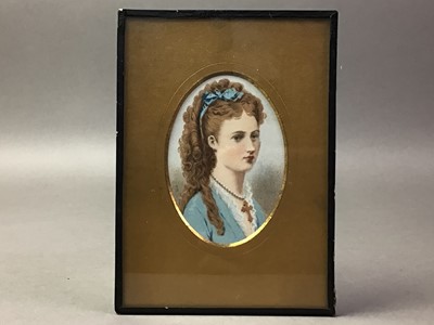 Lot 266 - GROUP OF PORTRAIT MINIATURES