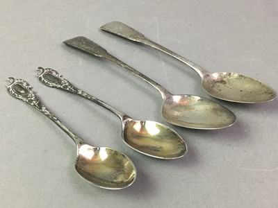 Lot 218 - TWO SCOTTISH SILVER TEASPOONS