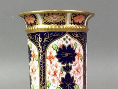 Lot 220 - ROYAL CROWN DERBY FOOTED VASE