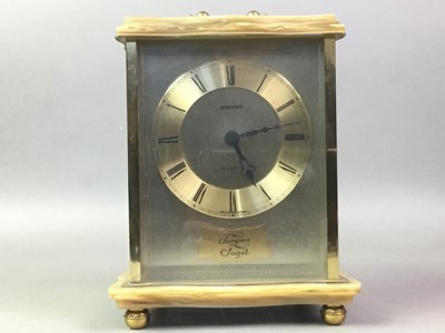 Lot 219 - TEMPUS FUGIT MANTEL CLOCK