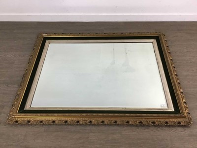 Lot 274 - GILT FRAMED WALL MIRROR