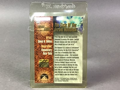 Lot 906 - STAR TREK INTEREST - BRENT SPINER (DATA), SIGNED TRADING CARD