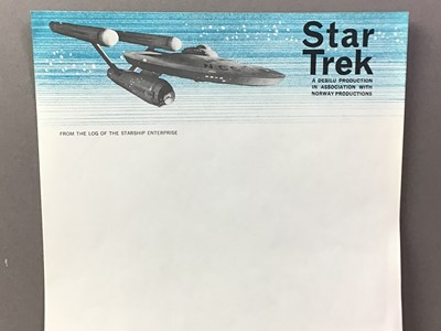 Lot 904 - STAR TREK INTEREST - RARE DESILU STUDIOS LETTERHEAD