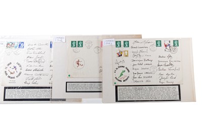 Lot 1708 - RANGERS F.C., SIGNED EUROPEAN COVERS