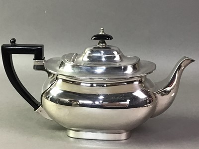 Lot 290 - SILVER PLATED FOUR PIECE TEA SERVICE