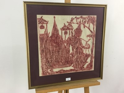 Lot 384 - TWO THAI PRINTS