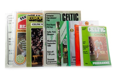 Lot 1714 - COLLECTION OF SCOTTISH DOMESTIC AND INTERNATIONAL PROGRAMMES