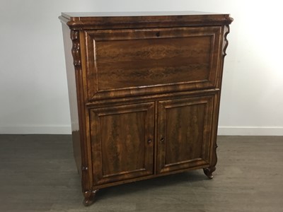 Lot 305A - GERMAN MAHOGANY BUREAU IN THE BIEDERMEIER TASTE