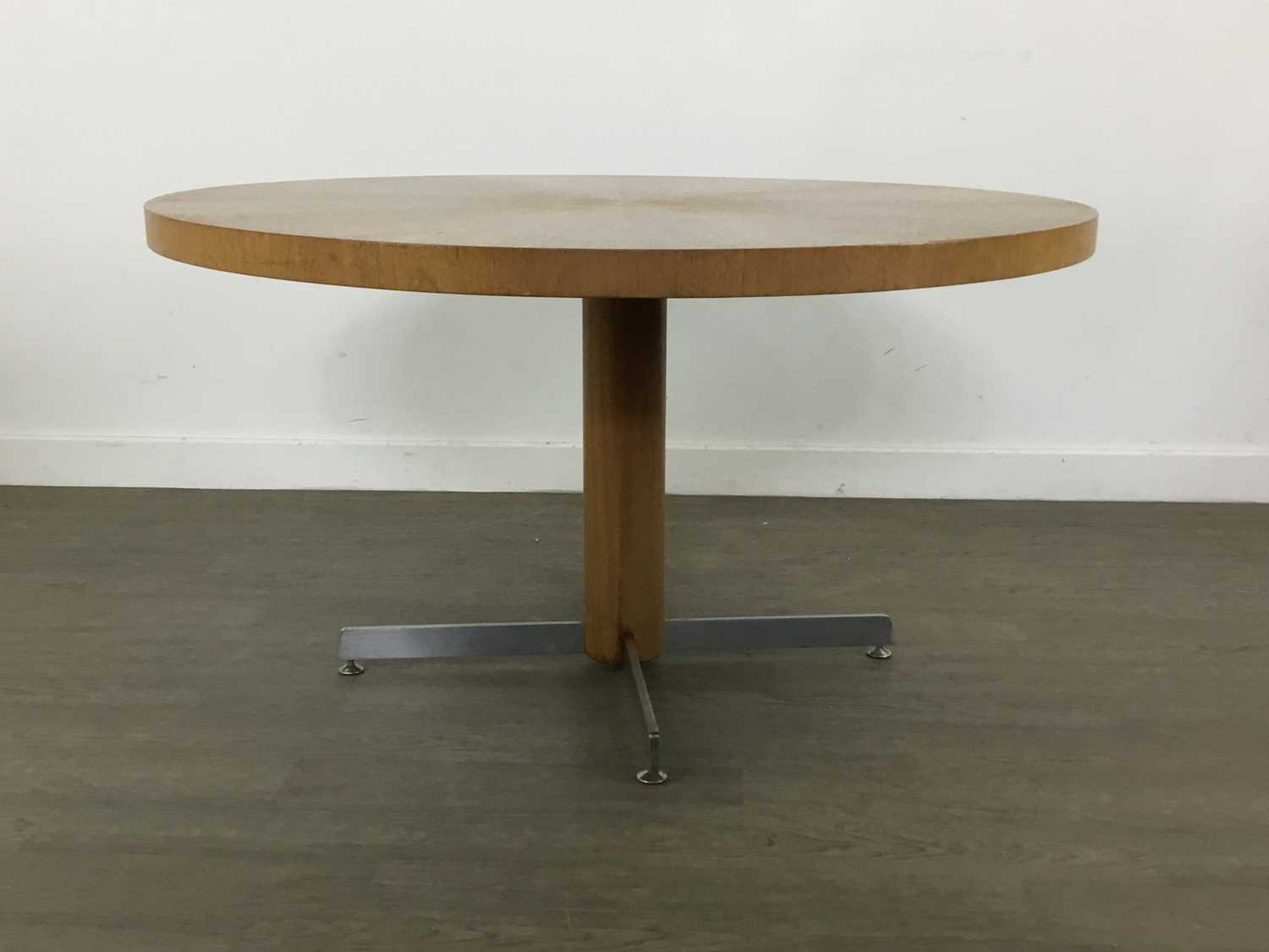 Lot 296 - MCINTOSH OF KIRKCALDY, RISE AND FALL TEAK DINING/COFFEE TABLE