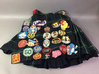 Lot 358 - PUNK THEMED TARTAN KILT