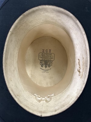 Lot 154 - SCOTT & CO. LTD., BLACK SILK TOP HAT
