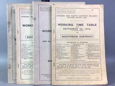 Lot 317 - GROUP OF BRITISH RAILWAY PASSENGER SERIES TIME-TABLES