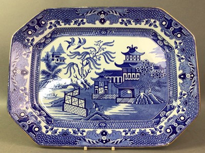 Lot 309 - BLUE AND WHITE ASHET