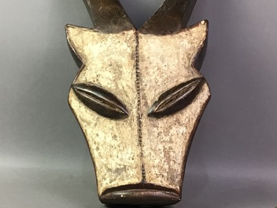 Lot 159 - KWELE ANTELOPE MASK