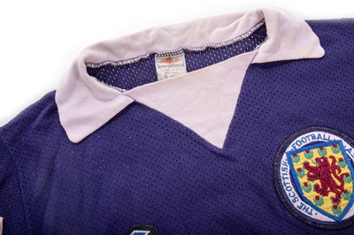 Lot 16 - KENNY DALGLISH OF SCOTLAND, INTERNATIONAL JERSEY