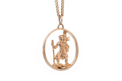 Lot 517 - ST CHRISTOPHER PENDANT