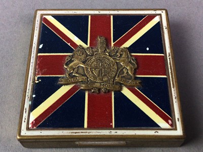 Lot 466 - ENAMEL UNION FLAG COMPACT