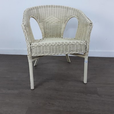 Lot 481 - WICKER ARMCHAIR