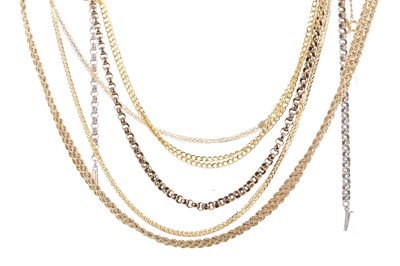 Lot 552 - COLLECTION OF GOLD CHAINS