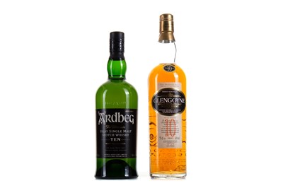 Lot 139 - ARDBEG 10 YEAR OLD AND GLENGOYNE 10 YEAR OLD