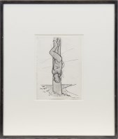 Lot 216 - * PETER HOWSON OBE, WRONG PLACE 1994 pencil on...