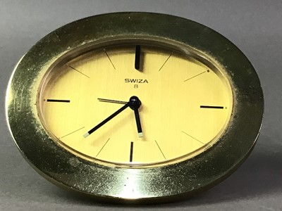 Lot 14 - SVIZA, COLLECTION OF SIX BEDSIDE TIMEPIECES