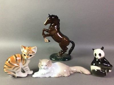 Lot 24 - LOMONOSOV PORCELAIN, COLLECTION OF ANIMAL FIGURES