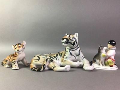 Lot 24 - LOMONOSOV PORCELAIN, COLLECTION OF ANIMAL FIGURES