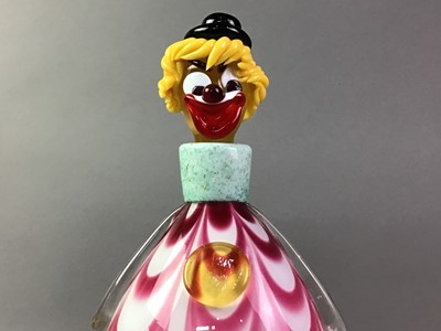 Lot 29 - MURANO GLASS CLOWN DECANTER