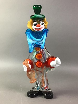 Lot 29 - MURANO GLASS CLOWN DECANTER
