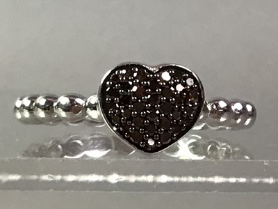 Lot 267 - TWO TREATED ORANGE DIAMOND RINGS