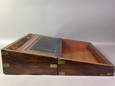 Lot 56 - WALNUT LAP DESK