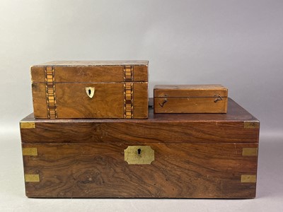 Lot 56 - WALNUT LAP DESK