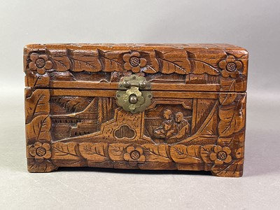 Lot 56 - WALNUT LAP DESK