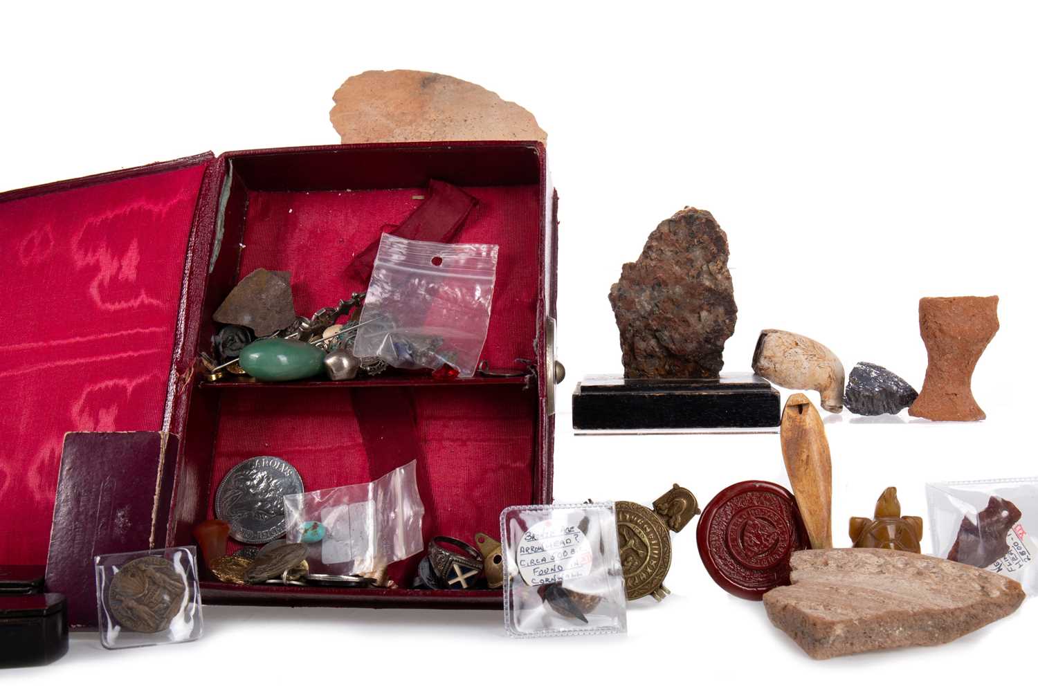 Lot 130 - COLLECTION OF CURIOS AND RELICS