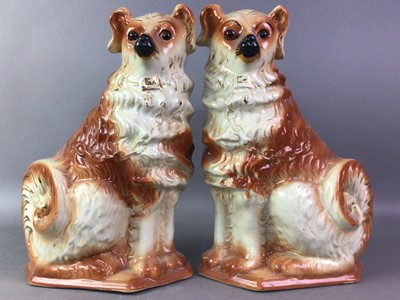 Lot 69 - PAIR OF VICTORIAN WALLY DOGS