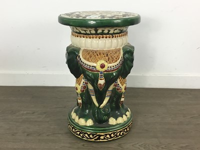 Lot 70 - CHINESE CERAMIC VERANDAH SEAT