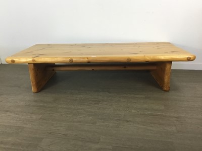 Lot 123 - PINE COFFEE TABLE