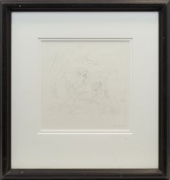 Lot 237 - * PETER HOWSON OBE, ANNUNCIATION pencil on...