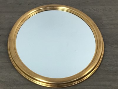 Lot 118 - OVAL WALL MIRROR