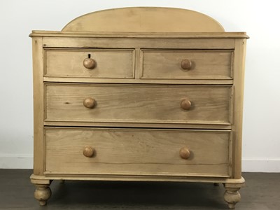 Lot 109 - PINE CHEST OF DRAWERS