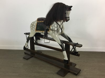 Lot 717 - REFURBISHED MID-SIZED ROCKING HORSE