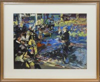 Lot 240 - * IAN DAVID COOK, THE ORCHESTRA gouache on...