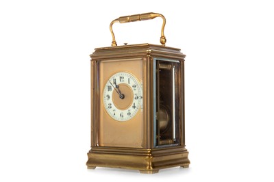 Lot 592 - FRENCH REPEATING CARRIAGE CLOCK