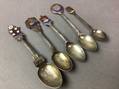 Lot 177 - GROUP OF SILVER TEASPOONS