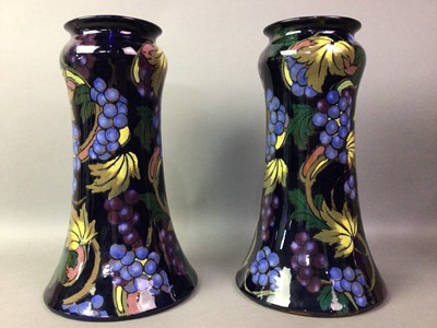 Lot 183 - PAIR OF ROYAL STANLEY WARE VASES