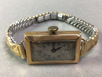 Lot 191 - LADY'S ART DECO BRACELET WATCH